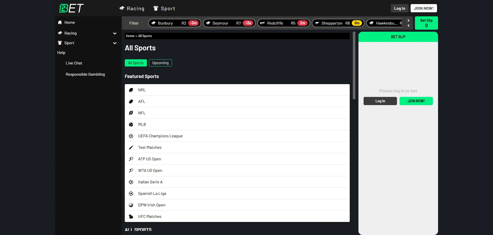 Apostas esportivas e corridas ao vivo na 123bet casino