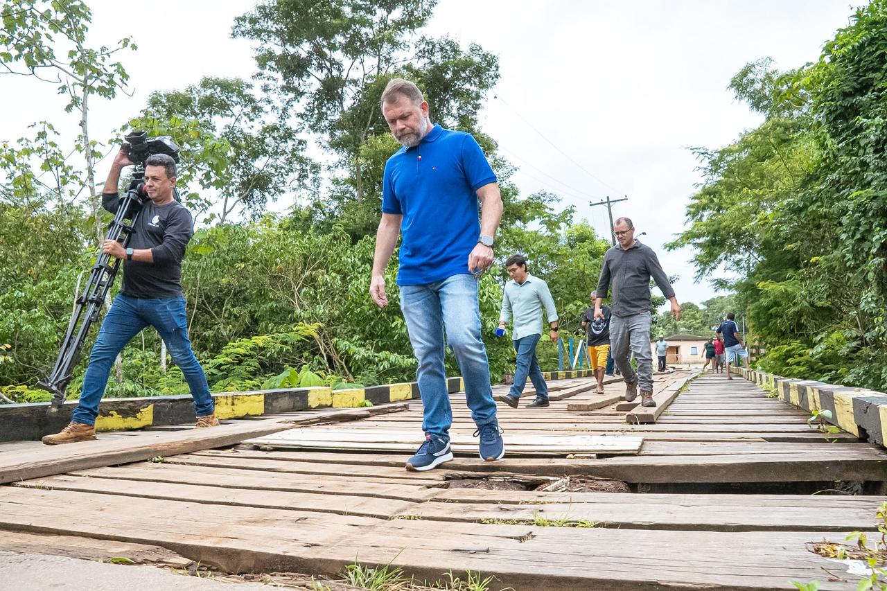 Prefeito de Rio Branco anuncia reforma de ponte no Taquari e garante intervenção imediata para melhorar mobilidade