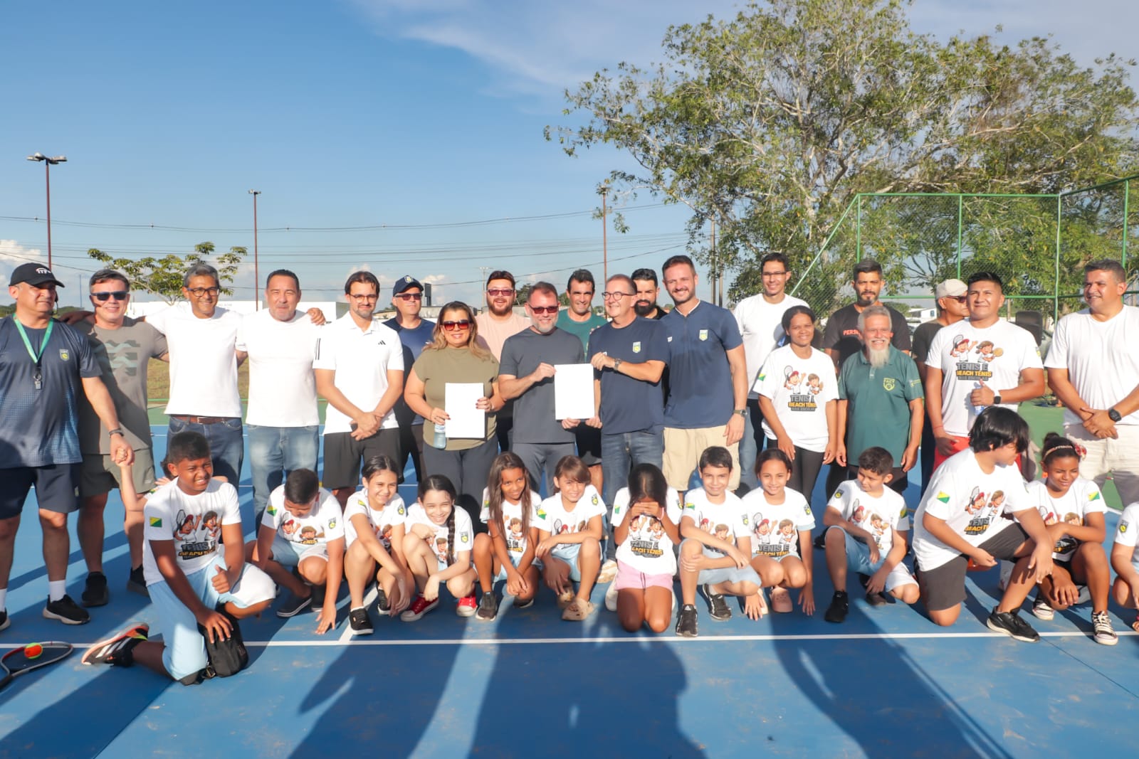 Prefeitura de Rio Branco lança projeto “Tênis e Beach Tênis nas Escolas” e entrega quadras revitalizadas
