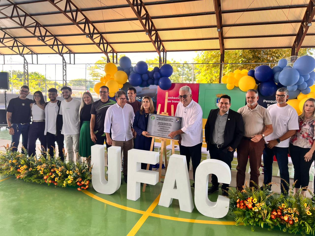 Petecão destaca investimentos históricos na Ufac durante inauguração de novos espaços esportivo