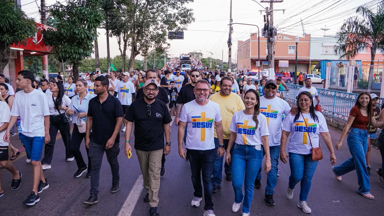 Marcha para Jesus celebra 30 anos e reforça tradição de fé no calendário oficial de Rio Branco
