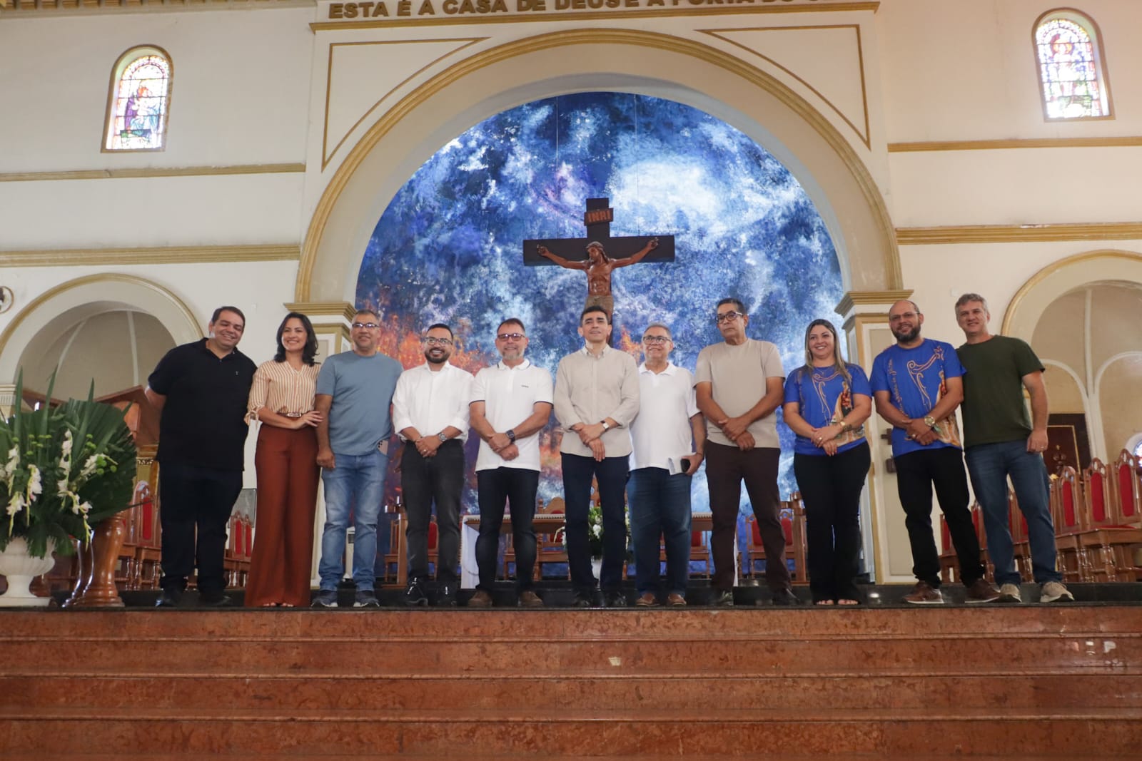 Alysson Bestene lidera visita técnica e define plano de ação para reforma da Catedral Nossa Senhora de Nazaré